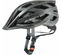 uvex i-vo cc - Casque léger polyvalent pour hommes et femmes - ajustement individuel de la taille - extensible avec lumière LED - Black-Smoke matt - 52-57 cm