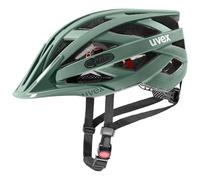 uvex i-vo CC - Casque Polyvalent léger pour Femmes et Hommes - Ajustement Individuel - Extensible avec éclairage LED - Moss Green Matt - 56-60 cm