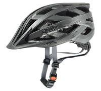 uvex i-vo CC - Casque Polyvalent léger pour Femmes et Hommes - Ajustement Individuel - Extensible avec éclairage LED - Black-Smoke Matt - 52-57 cm