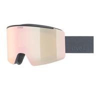 Uvex - Ignite Mirror S2 - Masque de ski - black matt / mirror rose