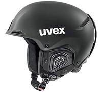 uvex Jakk+ Ias - Casque de Ski pour Hommes et Femmes - Réglage de la Taille Individuel - Ventilation Optimisée - Black Matt - 59-62 cm