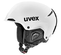 uvex Jakk+ Ias - Casque de Ski pour Hommes et Femmes - Réglage de la Taille Individuel - Ventilation Optimisée - White Matt - 59-62 cm
