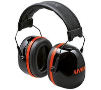 Uvex K30 Capsule de protection auditive pliable à haute isolation 36 dB Noir/rouge, Noir, taille unique