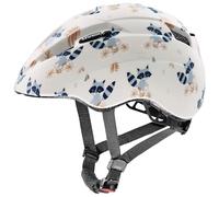 uvex Kid 2 CC - Casque de Bicyclette léger pour Enfants - réglage de la Taille Individuel - à compléter avec Un éclairage LED - Raccoon Matt - 46-52 cm