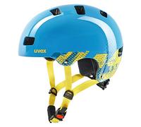 uvex Kid 3 - Casque de vélo Robuste pour Enfants - Ajustement Individuel - Rembourrage intérieur Lavable - Blackout Blue - 51-55 cm