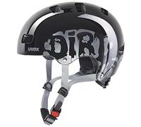 uvex Kid 3 - Casque de vélo Robuste pour Enfants - Ajustement Individuel - Rembourrage intérieur Lavable - Dirtbike Black - 51-55 cm