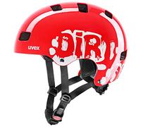 uvex kid 3 - casque de vélo robuste pour enfants - ajustement individuel - rembourrage intérieur lavable - dirtbike neon red - 51-55 cm