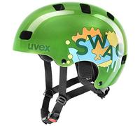 uvex Kid 3 - Casque de vélo Robuste pour Enfants - Ajustement Individuel - Rembourrage intérieur Lavable - Green - 51-55 cm