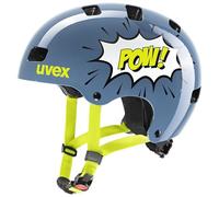 uvex Kid 3 - Casque de vélo Robuste pour Enfants - Ajustement Individuel - Rembourrage intérieur Lavable - Stone Blue pow - 51-55 cm