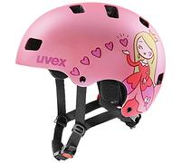 uvex Kid 3 CC - Casque de Vélo Solide pour Enfants - Réglage de la Taille Individuel - Ventilation Optimisée - Pink Matt - 55-58 cm