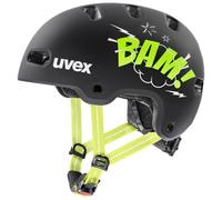 Uvex - Kid 4 Style - Casque de cyclisme - 55-58 cm - bam black / lime matt