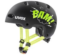 Uvex - Kid 4 Style - Casque de cyclisme - 55-58 cm - bam black / lime matt