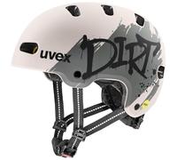 uvex Kid 4 Style MIPS Casque de vélo pour Enfant Gris Chaud Mat 55-58 cm