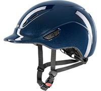 uvex kidoxx - Casque d’équitation Enfant léger et réglable - Bleu Marine Brillant