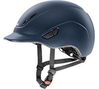 uvex kidoxx - Casque d’équitation Enfant léger et réglable - Bleu Marine Mat