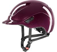uvex Kidoxx - Casque d'équitation léger pour enfants - Réglage individuel - Ventilation optimale - Burgundy Shiny 3XS-XS
