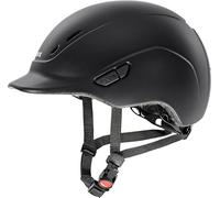 uvex kidoxx - Casque d'équitation Cheval Equipement léger pour enfant - Ajustement individuel de la taille - Ventilation optimale - Noir mat - 3XS-XS