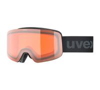 Uvex - Kid's pwdr LG S2 (VLT 36%) - Masque de ski - black matt / lasergold
