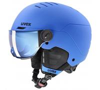 Uvex - Kid's Rocket Visor - Casque de ski - 51-55 cm - blue matt
