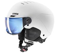 Uvex - Kid's Rocket Visor - Casque de ski - 51-55 cm - white / black matt