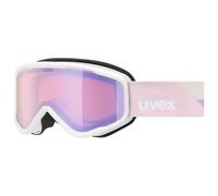 Uvex - Kid's Speedy Nova Mirror S2 - Masque de ski - white matt / mirror rose