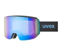 Uvex - Lace Attract S1-2 (VLT 37-61%) - Masque de ski - black matt / mirror blue