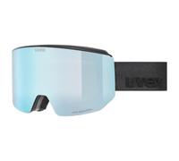 Uvex Lace Attract Fm Ski Goggles Noir Supravision Ice/CAT2+Green/CAT1