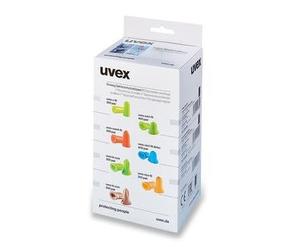 Uvex Lot de 300 paires de bouchons d'oreille jetables avec boîte de recharge Beige