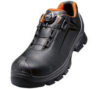 Uvex Low Shoe 65312 S3 BOA 45 PU/Rubber W11, Chaussure de Protection Incendie et de sécurité Mixte Adulte, Nero, Arancione