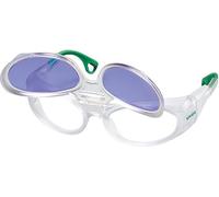 uvex Lunettes de protection à monture intégrale uvex RX cd 5505 flip-up Didymium plan PC SET