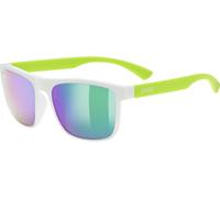 Uvex Rookie Sunglasses Clair Mirror Green/CAT3 White Lime Matt