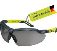 Uvex Lunettes de sécurité i-5 - Lunettes de sécurité pour le travail et le laboratoire - Teintées - Anthracite Lime