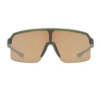 Uvex Lunettes de soleil Ramp, Cat.3, miroir doré, olive mat, protection à 100% UVA/UVB/UVC