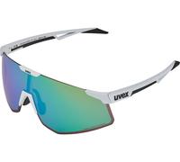 uvex Lunettes de Sport pace perform CV blanc glossy green