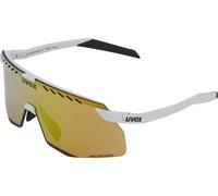uvex lunettes de sport pace stage S CV blanc mirror yellow