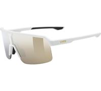 Uvex Ramp Sunglasses Clair Mirror Gold/CAT3 White Matt