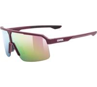 Uvex Ramp Sunglasses Clair Mirror Rose/CAT3 Burgundy Matt