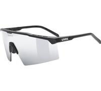 Uvex Flowline Sunglasses Clair Supravision Mirror Silver/CAT3 Black Matt