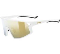 Uvex Skyryse Sunglasses Clair Mirror Gold/CAT3 White Matt