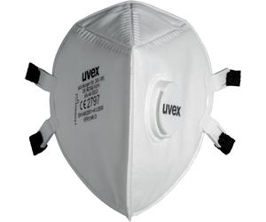 Uvex Masque de protection respiratoire masque pliable silv-Air e 8313 FFP3 15 pièces