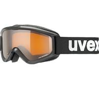 Uvex Masque de ski enfant Speedy Pro – Catégorie 2 – Blanc/Lasergold – Anti-buée