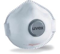 Uvex Masque moulé Silv-Air E 7212 FFP2 8787212 15 pièces
