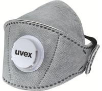 Uvex Masque pliable Silv-Air Premium Ffp3 Flat Fold Flatfold 5320+ 15 pièces