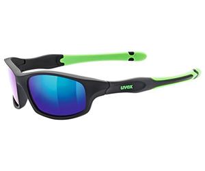 uvex Mixte Sportstyle 507 Lunettes De Soleil, Noir (Black Mat Green), Taille Unique EU