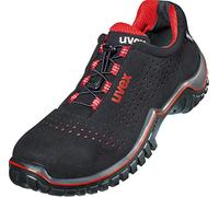 Uvex Motion Style - Chaussures de sécurité S1 SRC ESD - Rouge-Noir, Taille:40