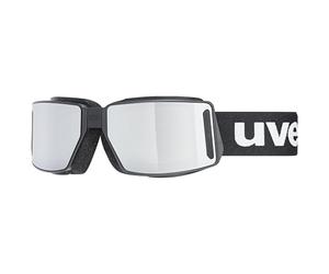 uvex mtn tour - lunettes de sport pour adults - anti-buée - anti-buée - black matt/mir.silver - one size