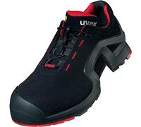 Uvex - "One" 8516 S3 Chaussures De Sécurité - Noir / Rouge, EU 44