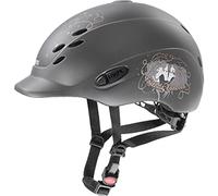 uvex Onyxx - Casque d’équitation Léger pour Enfants - Réglage de la Taille Individuel - Ventilation Optimale - Friends Ii Pink Matt - 49-54 cm