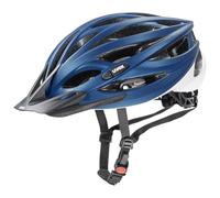 uvex Oversize - Casque Polyvalent sûr pour Femmes et Hommes - Ajustement Individuel - Rembourrage intérieur Lavable - Blue-White Matt - 61-65 cm