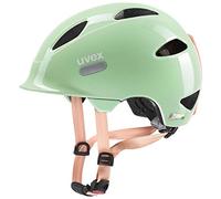 uvex OYO - Casque de Vélo Léger pour Enfants - Réglage de la Taille Individuel - à Compléter avec Un Éclairage LED - Mint-Peach - 45-50 cm